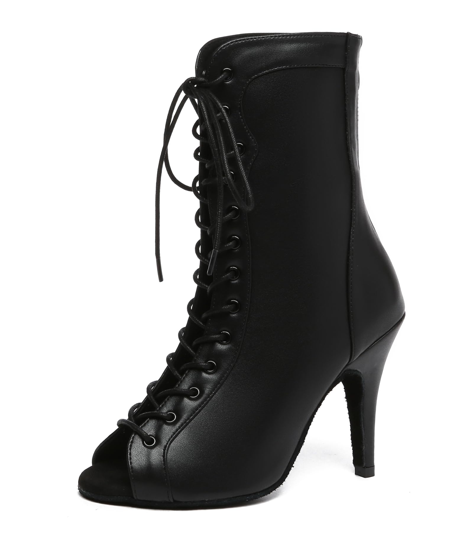 Cekinowe buty do tańca, damskie, sznurowane, na wieczór, imprezę, botki L562