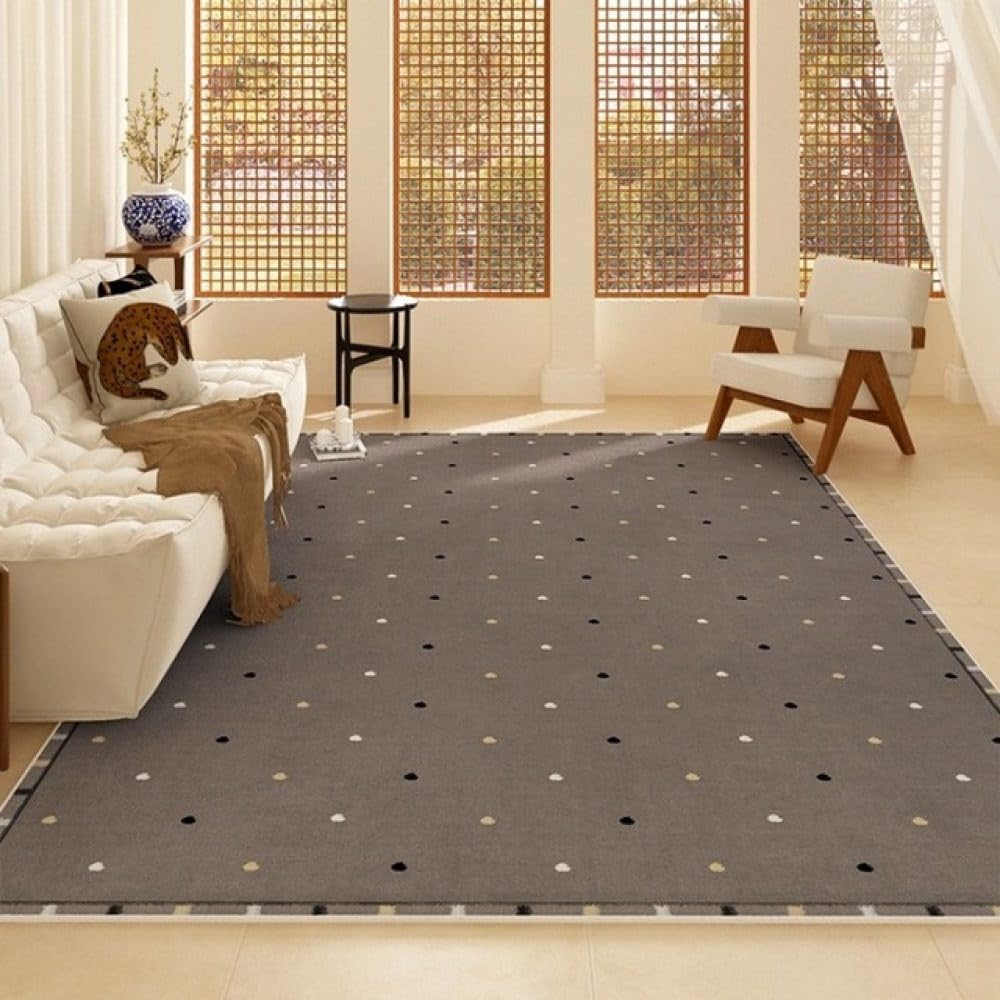 Tapis de chambre en peluche doux pour réchauffer un sol froid avec élégance