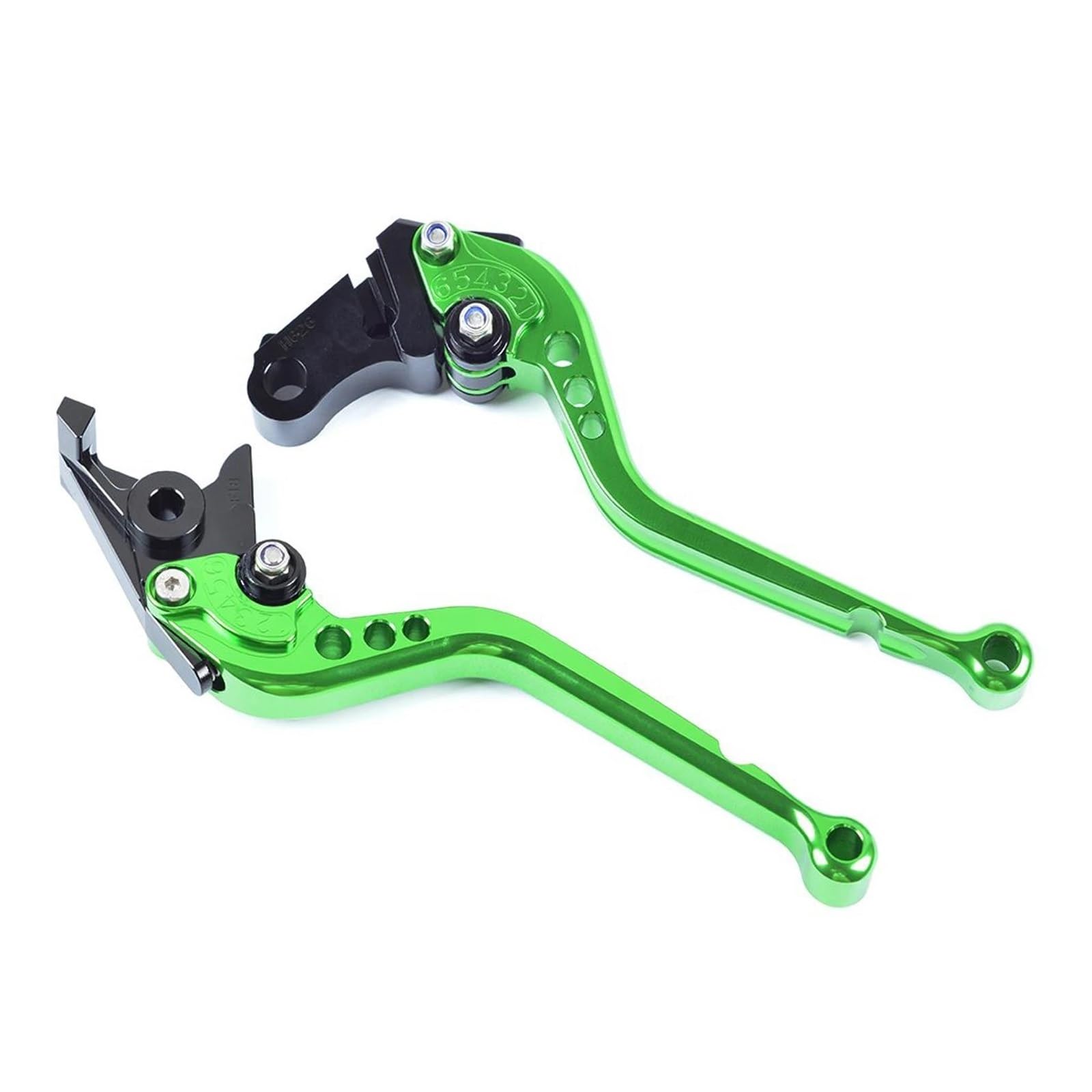 RVEVFBKBAL Adjustable Clutch Brake Levers for Hornet CB599 CB600 CB919 CBR 600 F2 F3 F4 F4i CBR900RR VTX1300 NC700 S/X(Long-Green)