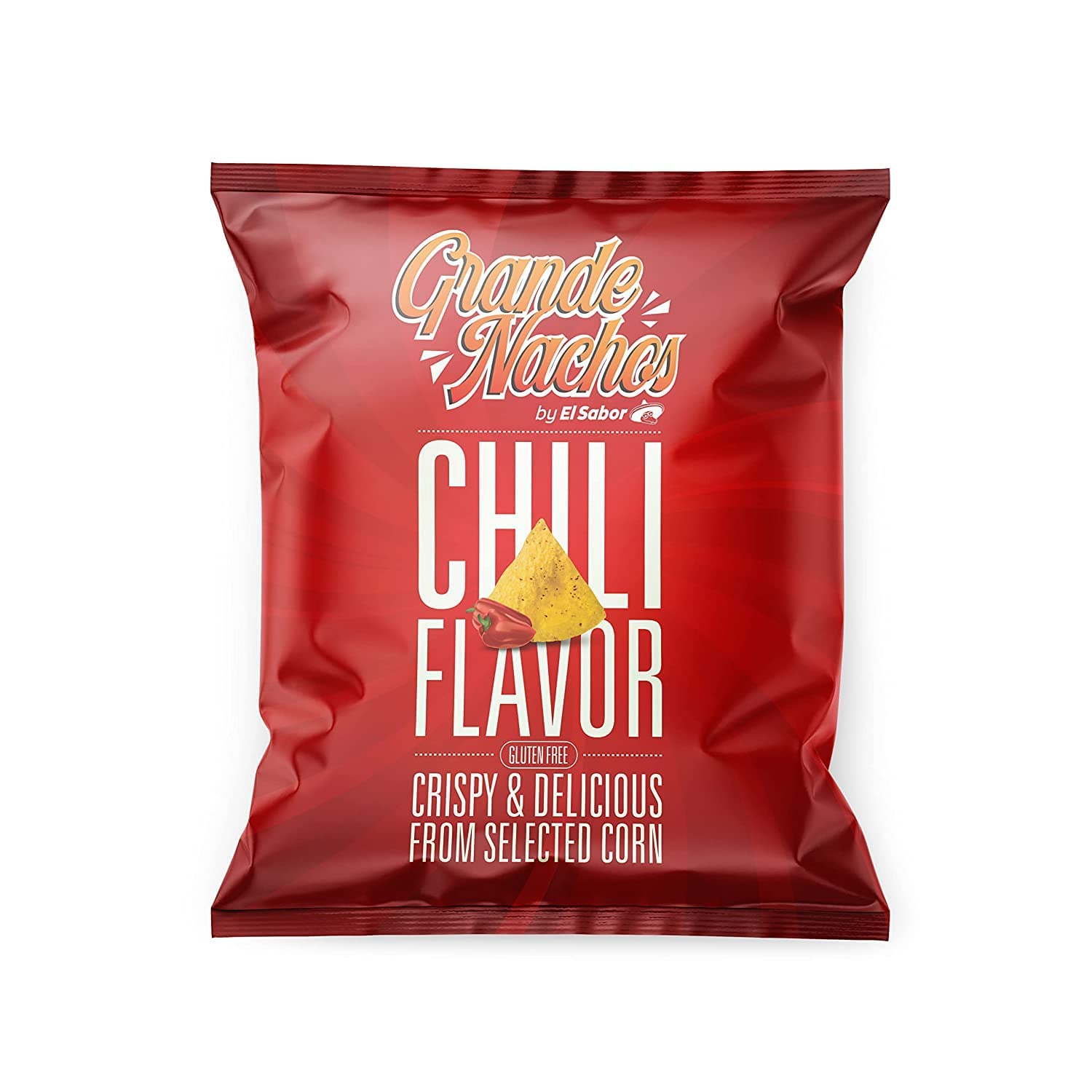EL SABOR GRANDE NACHO CHIPS CHILI 200g