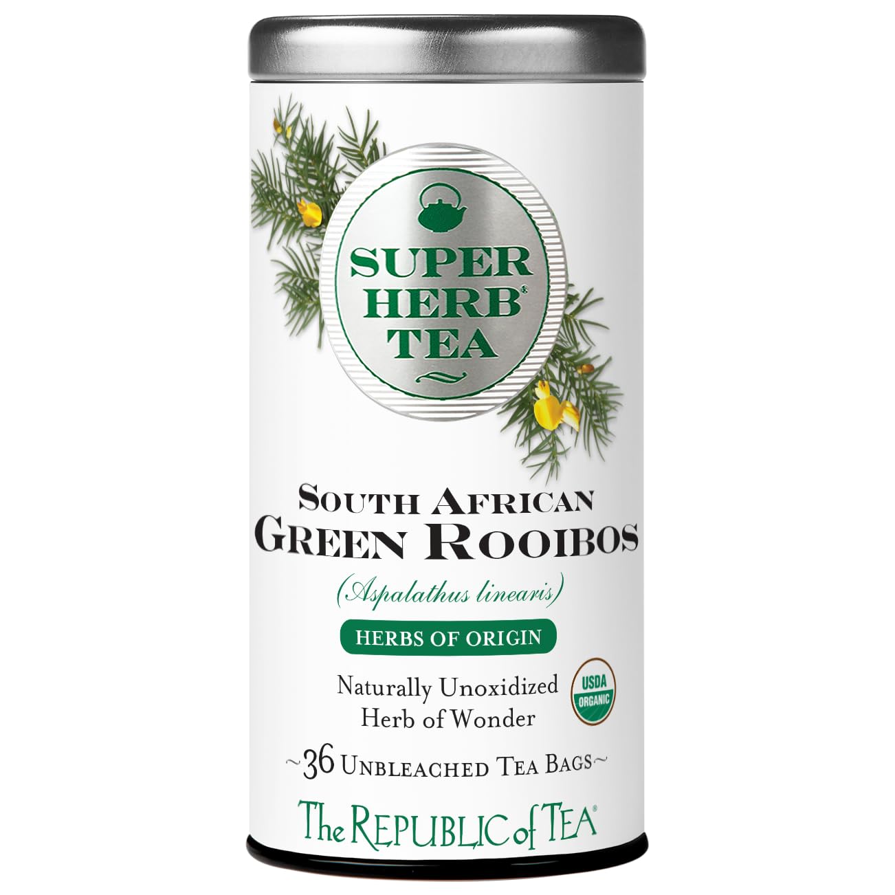 Amazon.com : The Republic of Tea — Organic South African Green Rooibos ...