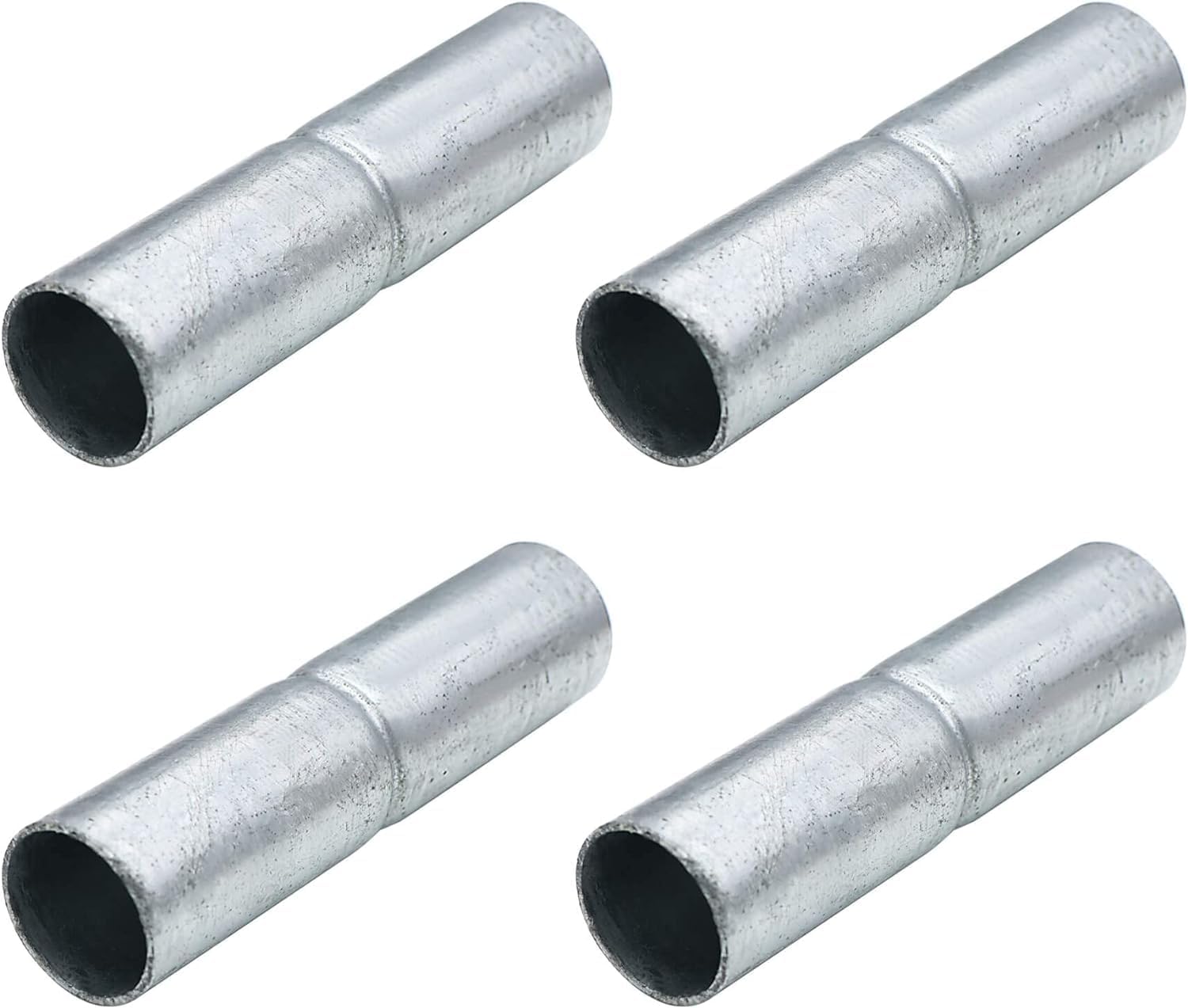 Chain Link Fence Top Rail Sleeve 1 5/8" x 6" - Pressed Steel - Pack of Four