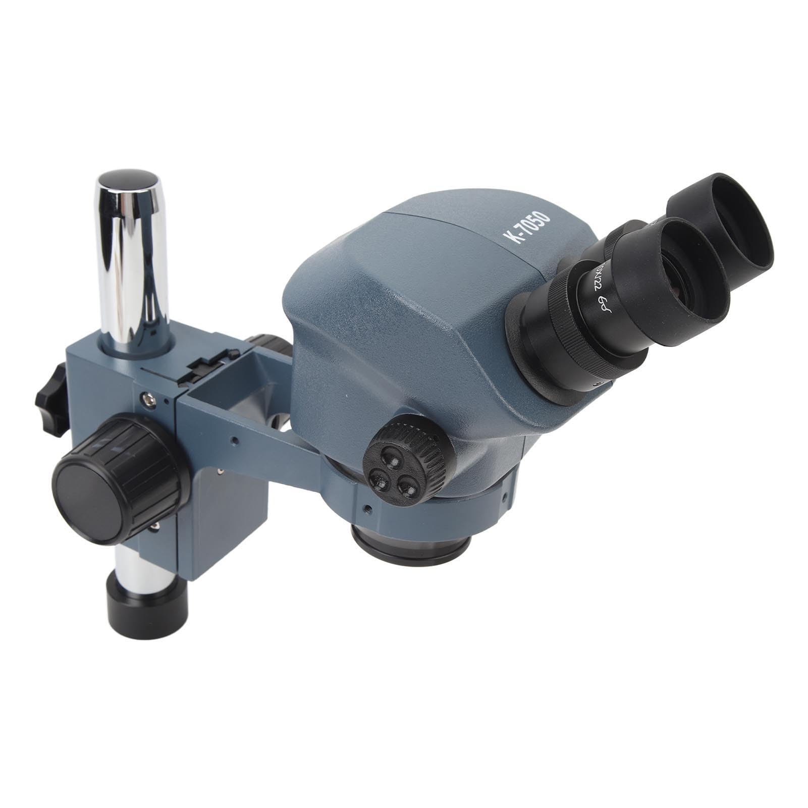Microscopio Estéreo Trinocular, Microscopio con Zoom Estéreo Trinocular Profesional Digital 7X-50X, Microscopio de Grabación Estéreo LED de Laboratorio, Microscopios Estéreo
