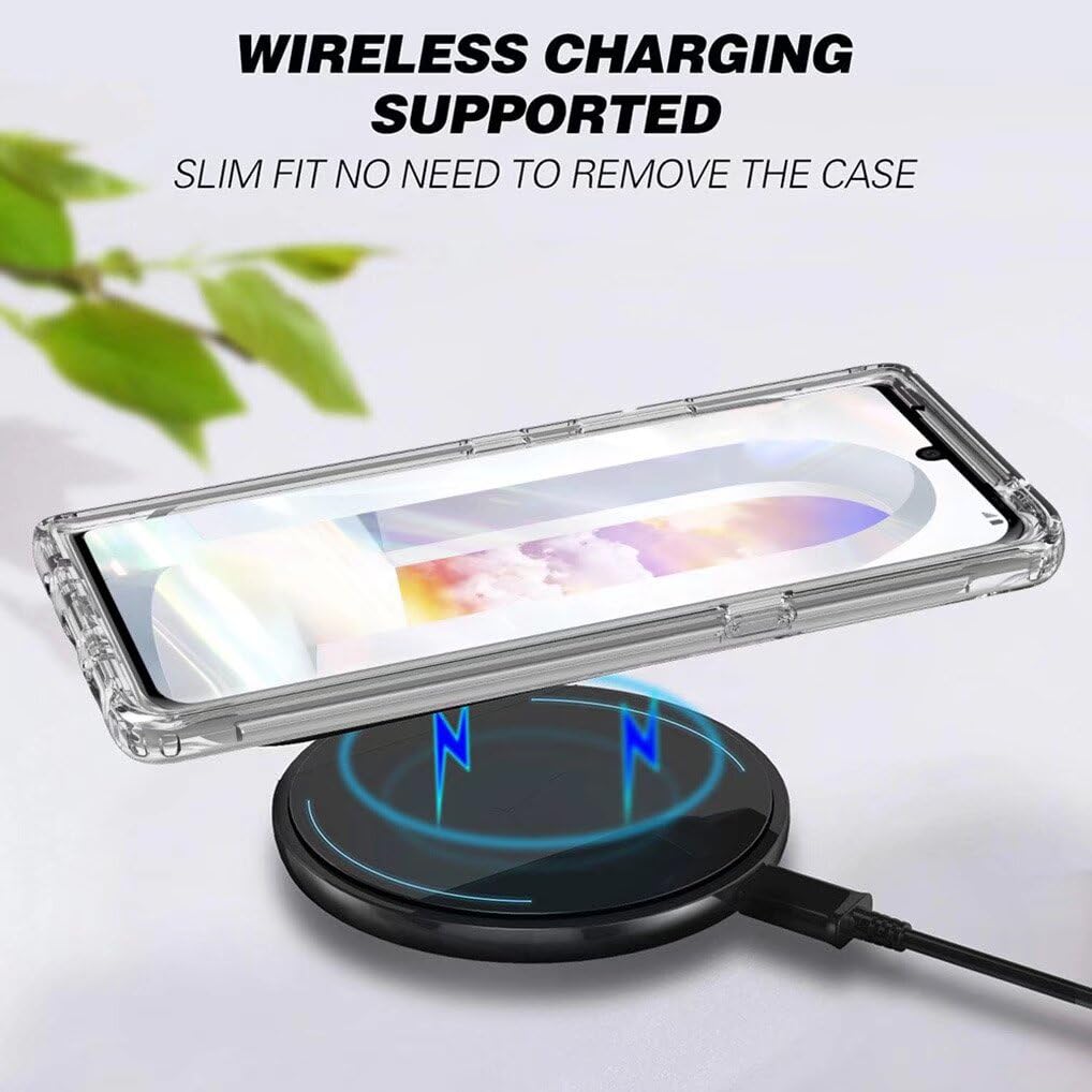 SEAHAI Cover per Google Pixel 8, Custodia Protettiva Ultra Sottile ed Elegante in Silicone TPU Trasparente, Bello Fiori Colorful Cover Antiurto Case - Panda