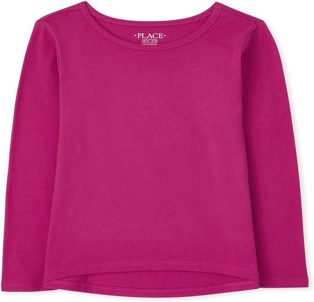 Girls Basic Long Sleeve Layering Tees