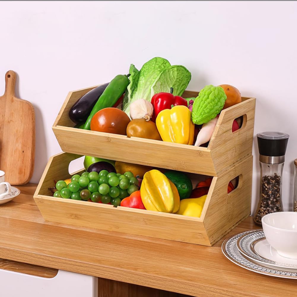Gewürzbox und Aufbewahrungsregal aus Bambusholz, elegante Küche, 35 x 10 x 30 cm, perfekt für Gewürze, Gewürze und Küchenutensilien