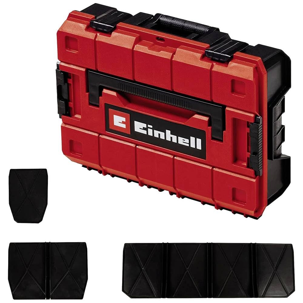 Einhell Taşıma ve Saklama Çantas E-Case S-F (aletlerin evrensel depolanması için, 44x32x13 cm dış boyutlar, maks. 25 kg yük, su sıçramasına dayanıklı, istiflenebilir, 9 plastik bölme dahil) - 4540020
