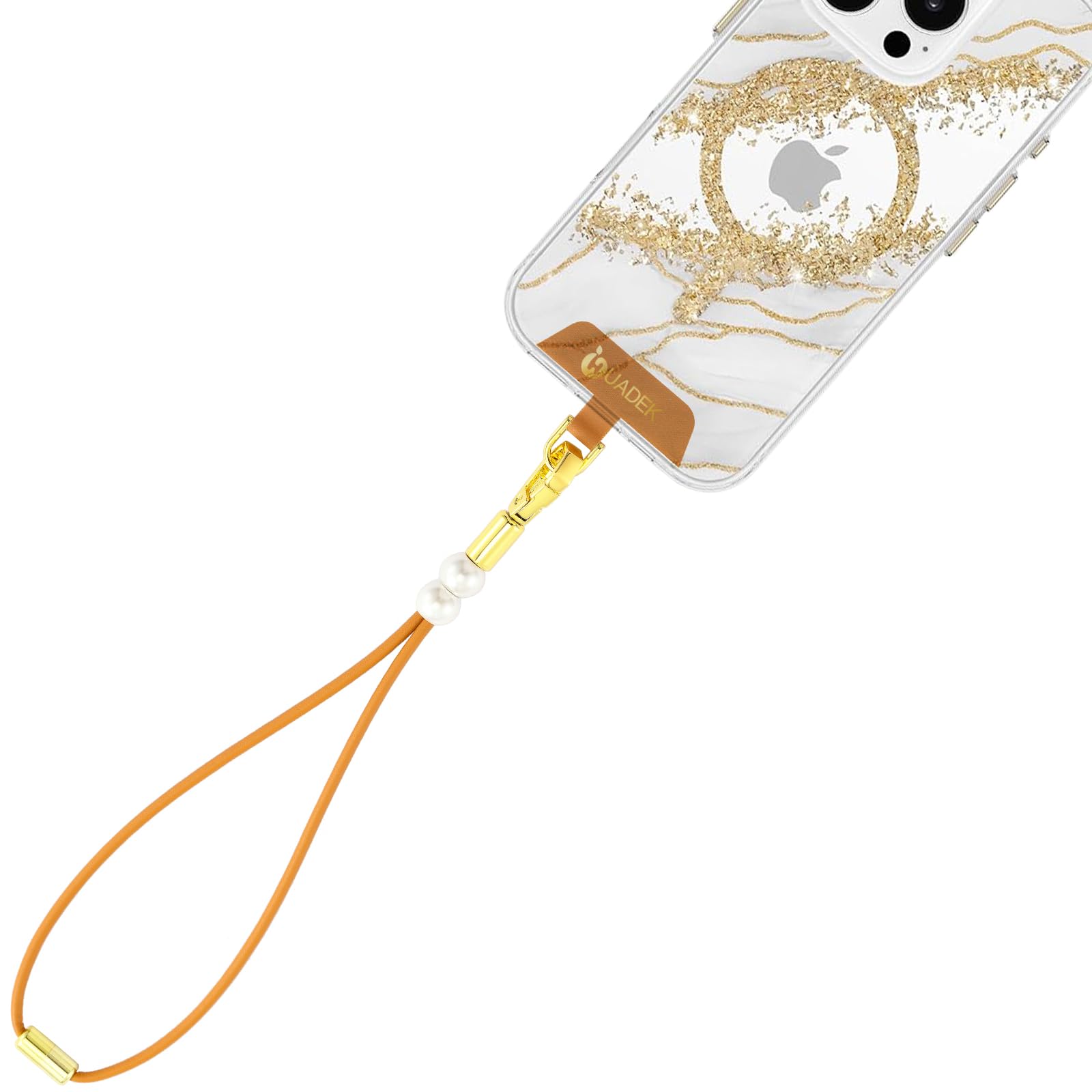 HUADEK Leather Phone Wrist Strap,Universal Adjustable Key Lanyard,Stylish Wristlet Keychains for Women&Men