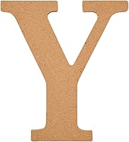 Vista 12 de Plaid Letra de madera sin acabar, 20,3 cm de superficie de madera perfecta para proyectos de bricolaje, manualidades y artes, 63594