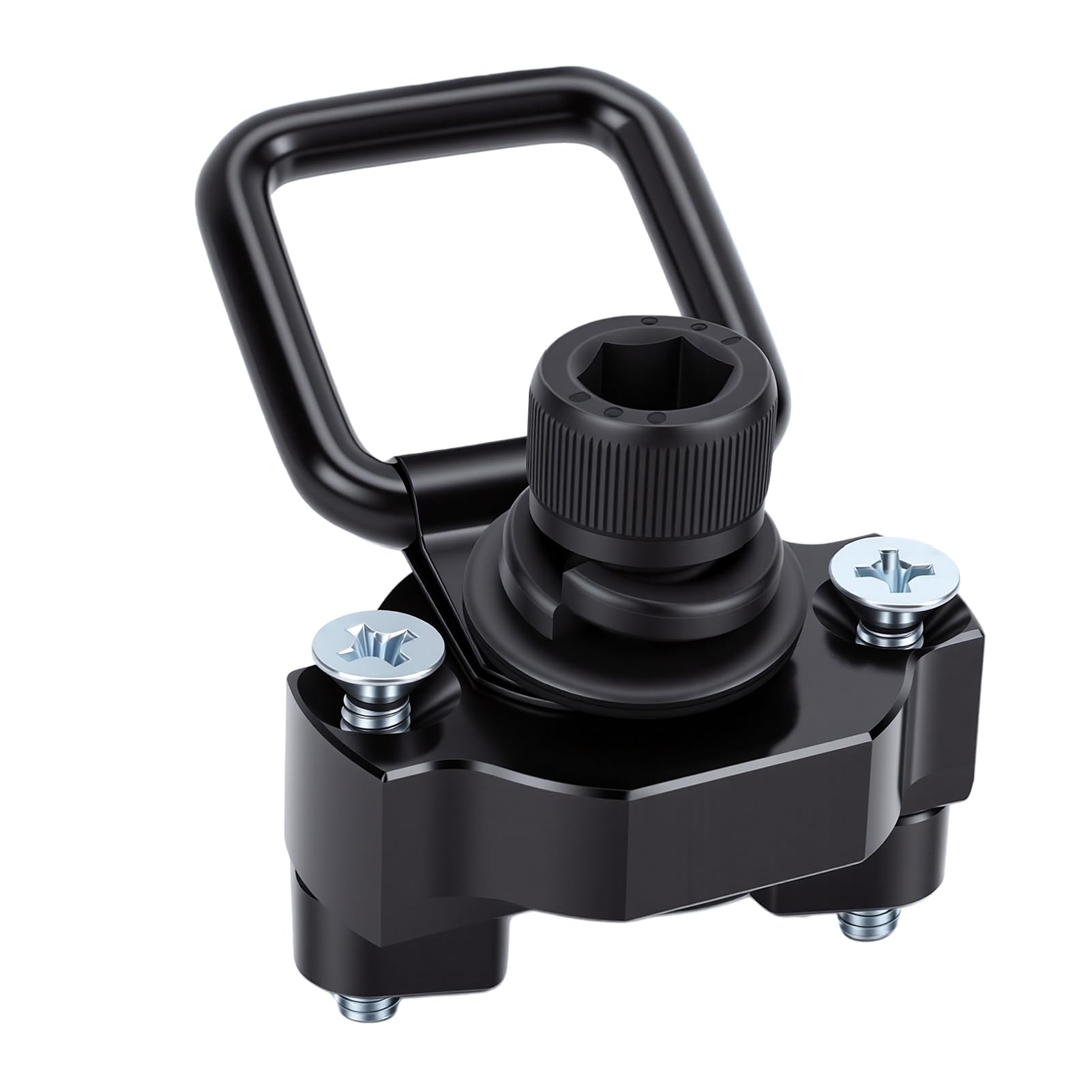 Kotwy do Mocowania ATV UTV, 4 Sztuki, Aluminium 6061 T6, Bez | Zestaw Kotwicy ładunkowej UTV, Aluminium 6061 T6, Bez Konieczności Wiercenia, Mocowanie do Quada, Pasy Mocujące, Transport