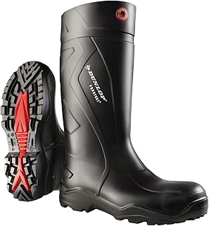 Protective Footwear, C762041, Purofort+ Full Safety, Schwarz/Rot, Größe 43 EU