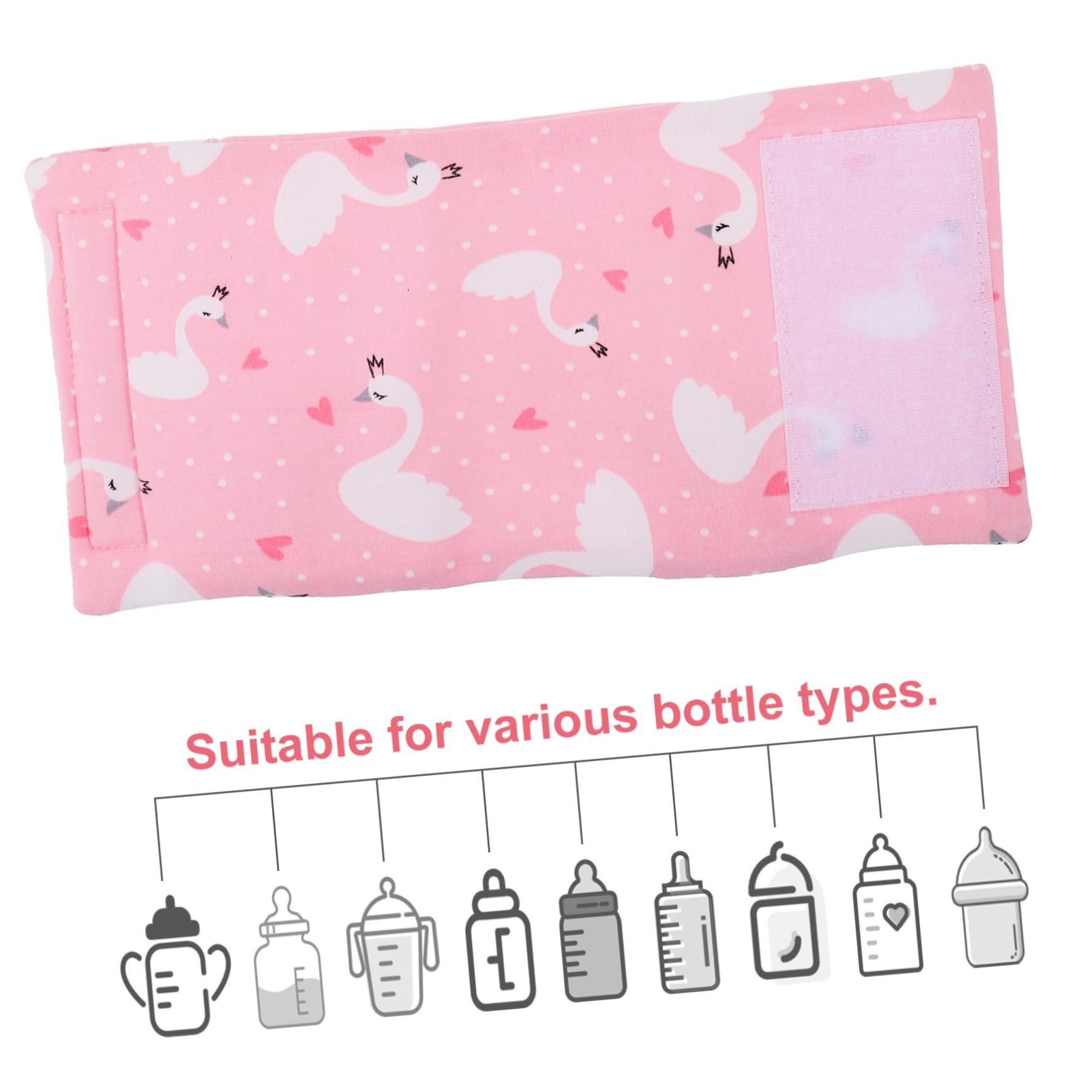 ifundom 3piezas Calentadora De Biberones USB Funda Térmica para Mantener La Leche Bolsa De Calentamiento Portátil para Bebés Casa y