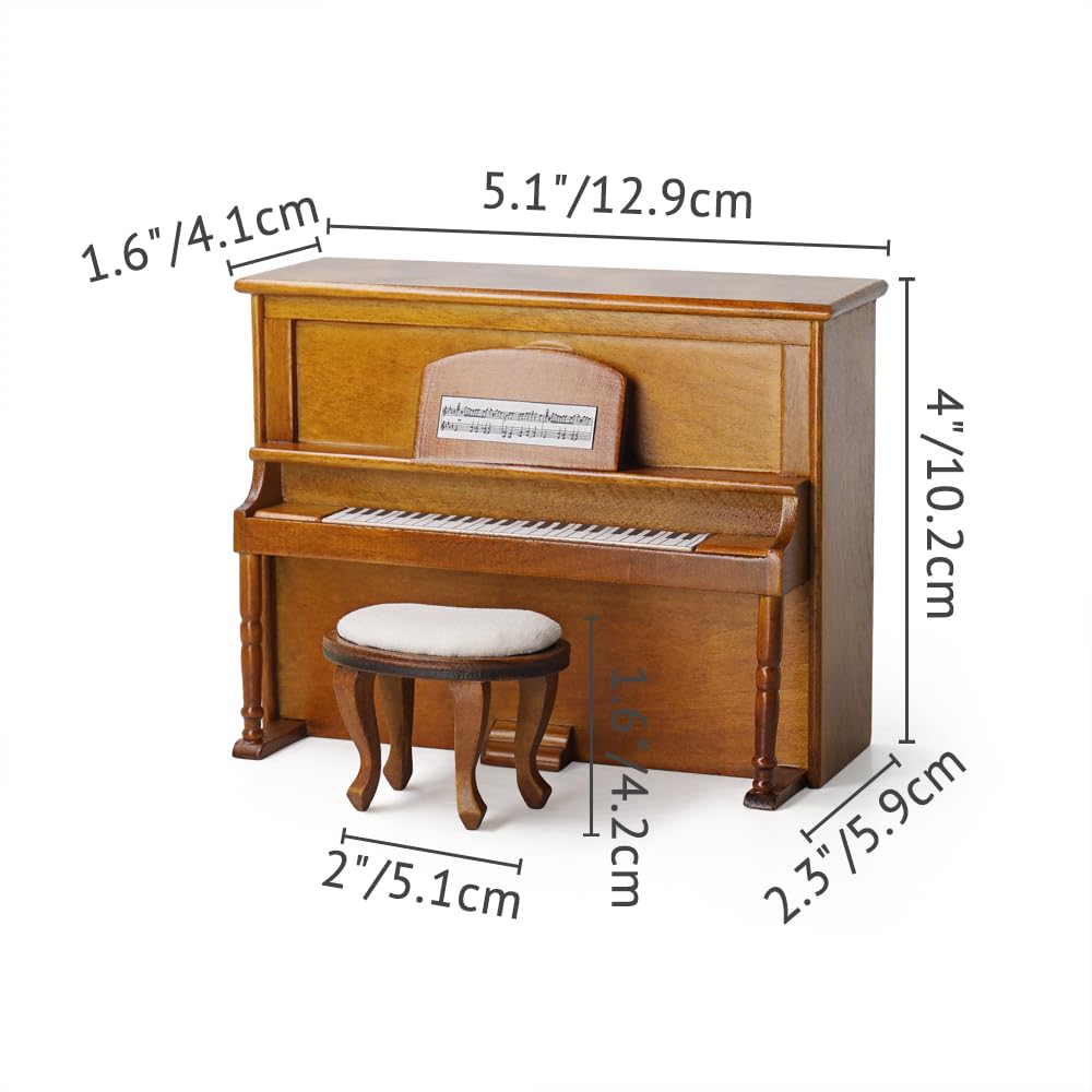 Amazon | Odoria ドールハウス 電子ピアノ ミニチュア: 1/12 スケール