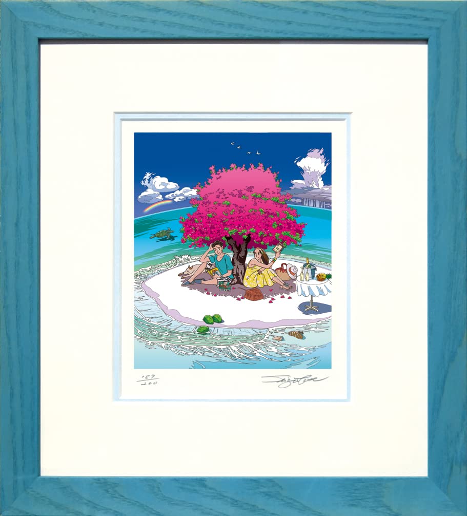 Amazon.co.jp: わたせせいぞう 版画（ジクレー）「Peaceful