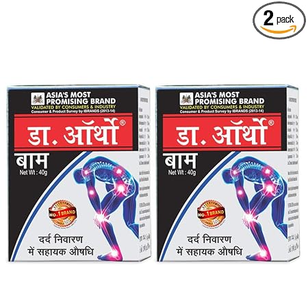 Dr Ortho Balm (40gm, Pack of 2) - 100% Ayurvedic