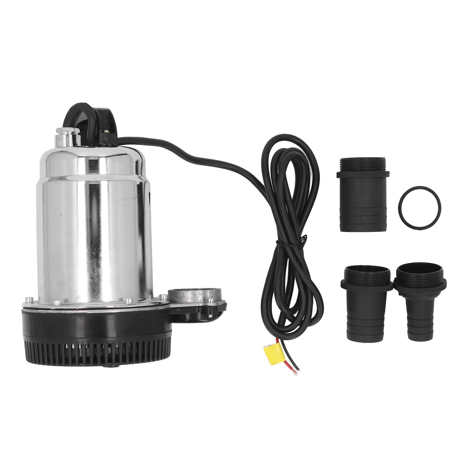 Bomba Sumergible de CC, Potente Bomba de Flujo de Agua de Alta Elevación de 220W para Jardines, Estanques, Acuicultura, Acero Inoxidable
