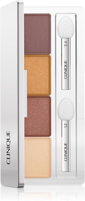 Clinique All About Shadow Eyeshadow Palette 4 Colours | Long Lasting, No Fade, No Fade + Suitable for Sensitive Eyes
