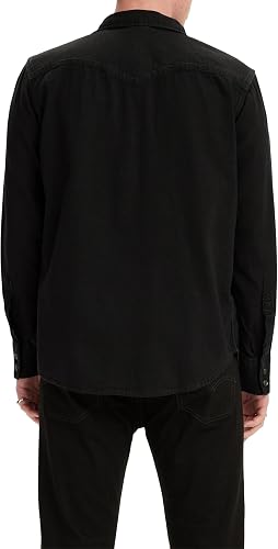 Levi's Barstow Western Standard Chemise Homme, Marble Black Denim Rinse, XXL - 2