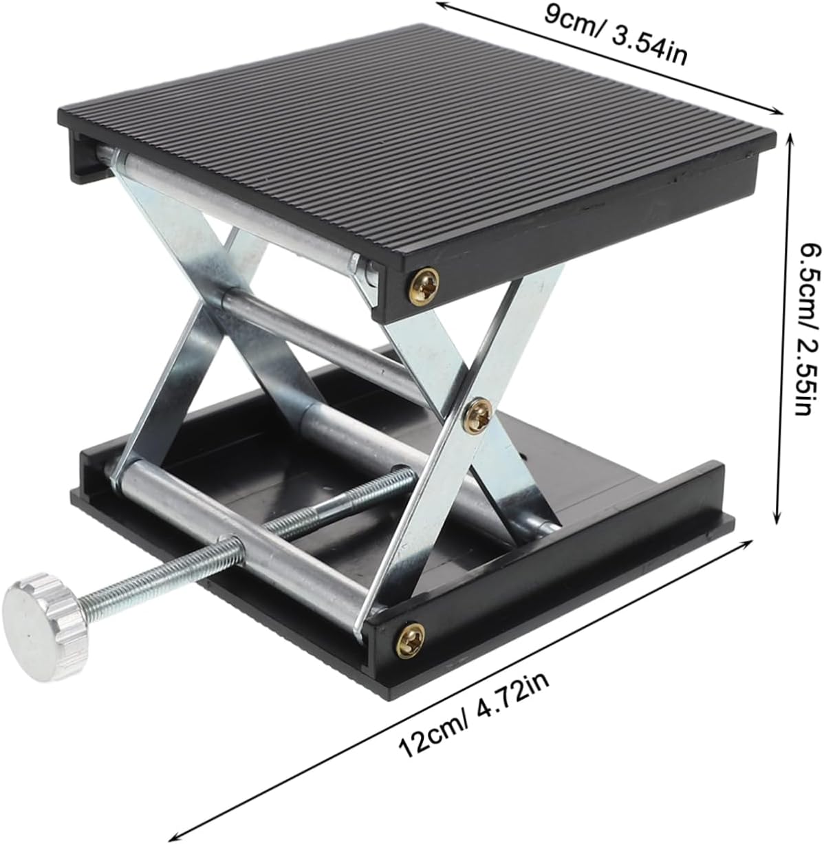 Laboratory Scissor Jack Stand Heavy Duty Platform for Experiment Support Stable and Reliable Lab Tool for Woodworking and Research Applications