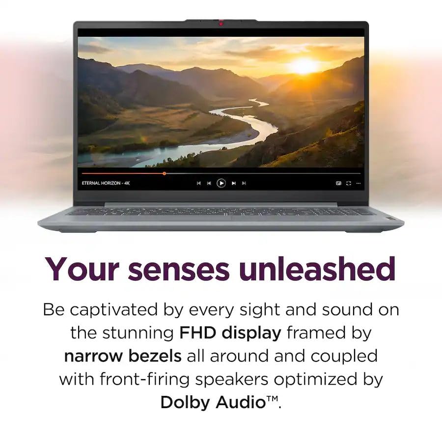 Image of Lenovo IdeaPad Business Slim 3i Laptop Computer, 15.6 inch Full HD Display, Intel i3-N305 CPU, 8GB LPDDR5 RAM, 128GB SSD, Lightweight, Long Battery Life, WI-FI 6, Windows 11 with Microsoft 365