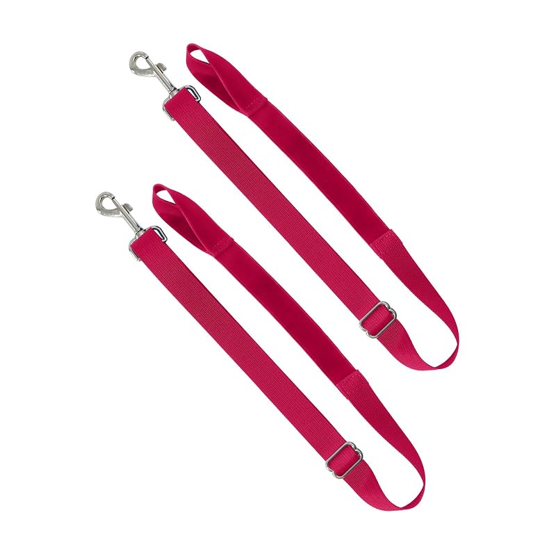 Alças de Perna para Manta de Cavalo com Elástico Controlado Harrison Howard Rose Pink, Tamanho XL