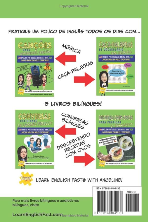 Cancoes para aprender ingles livro bilingue em ingles e portugues (Learn English Fast(r) English Portuguese Bilingual Book Series) - Image 2