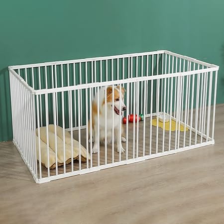 Amazon ペットサークル 犬 サークルケージ 小型 おしゃれ ペットフェンス ドア付き Diy ゲージ ペット柵 室内 ドッグサークル 12面 簡単組み立て 工具不要 アウトドア 留守番 取り付け簡単 シンプル 接続式 屋外 中型犬 レイアウト自由 犬用 多頭 広げる 173 70cm