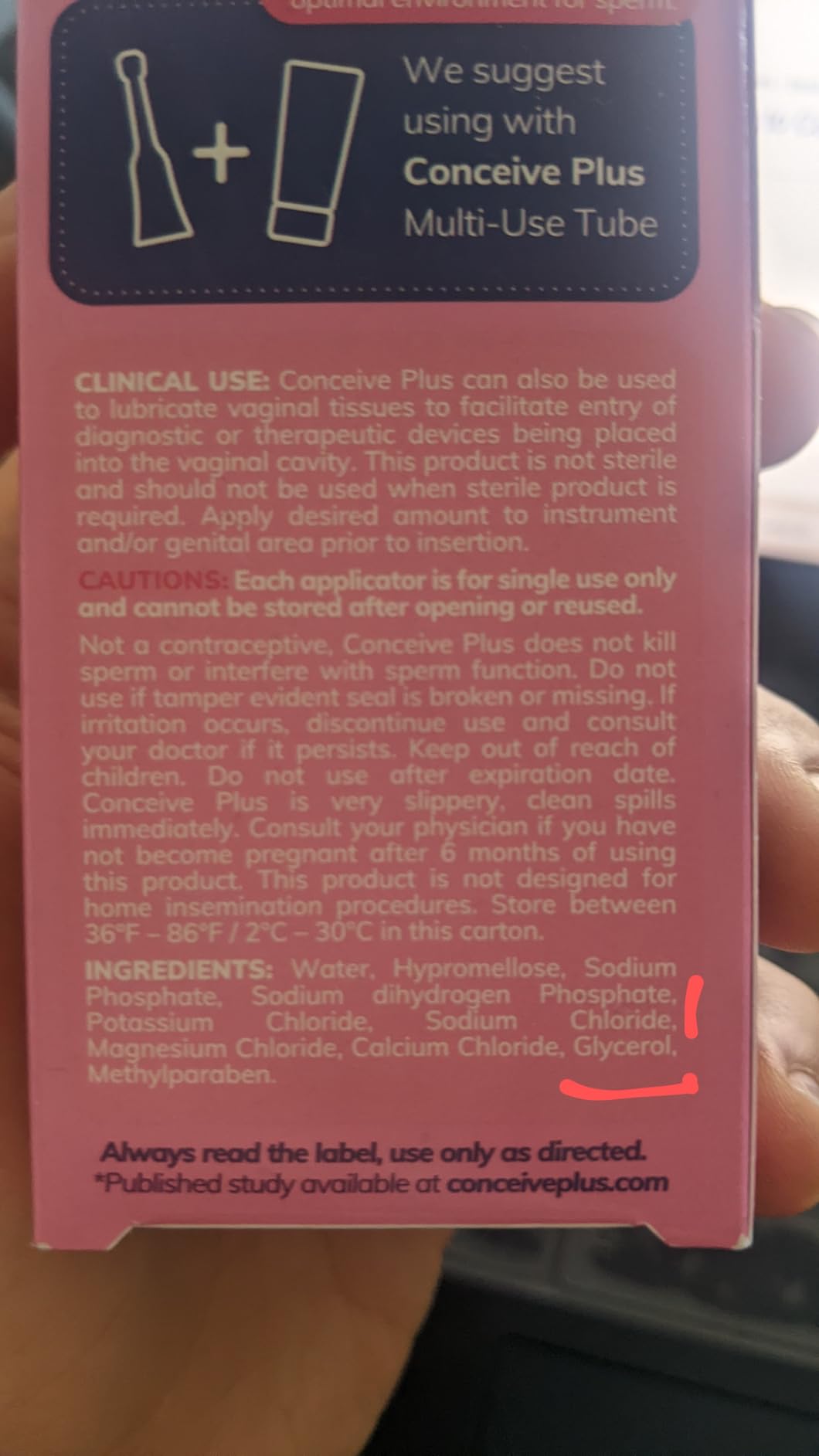 Conceive Plus Fertility Lubricant - 3 Pre-filled Togo | Ubuy
