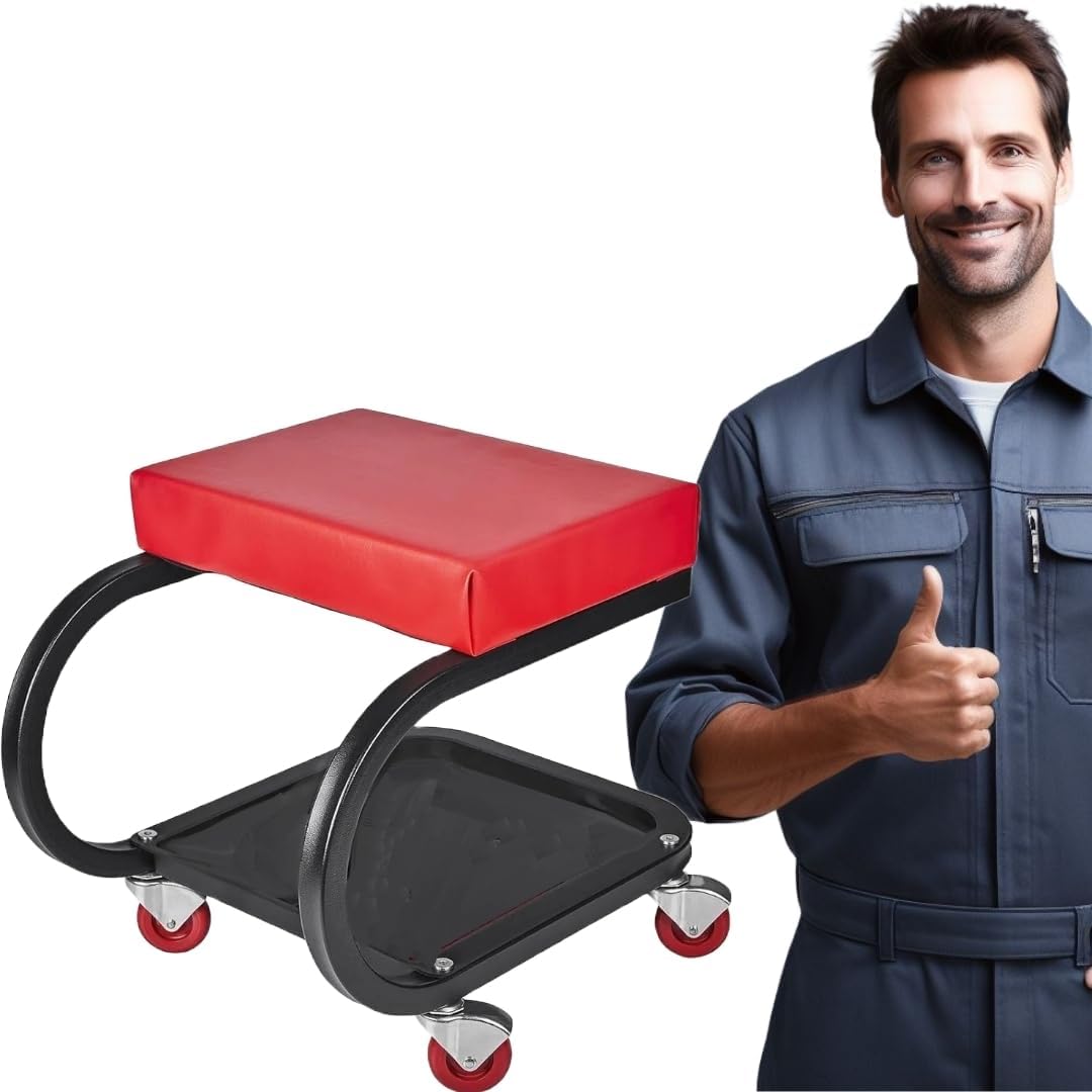 Compatible with Pittsburgh Automotive Mechanics Roller Seat: The Ultimate in Comfort and Convenience for Mechanics