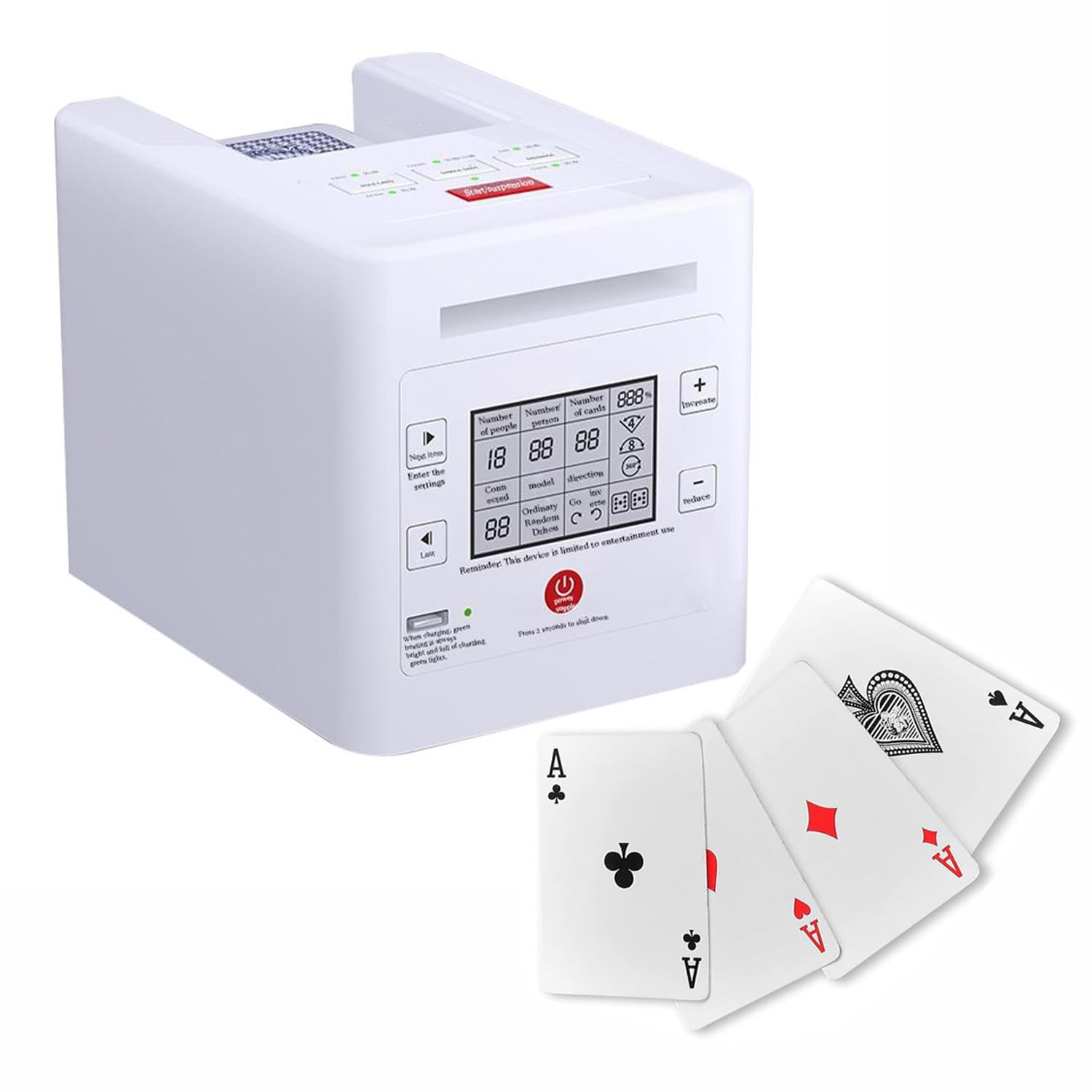 Poker Card Dealer For Texas Hold'em 4-Deck Automatic Card Dealer ...
