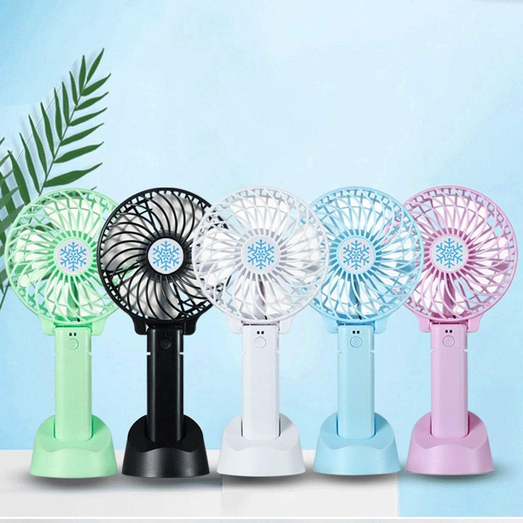 SoeHir Mini Handheld Personal Small Portable Fan, Baby Stroller Fan, Car Seat Fan, Desk Fan, with Flexible Tripod Fix on Stroller/Student Bed/Bike/Crib/Car Rides, USB Powered : Baby