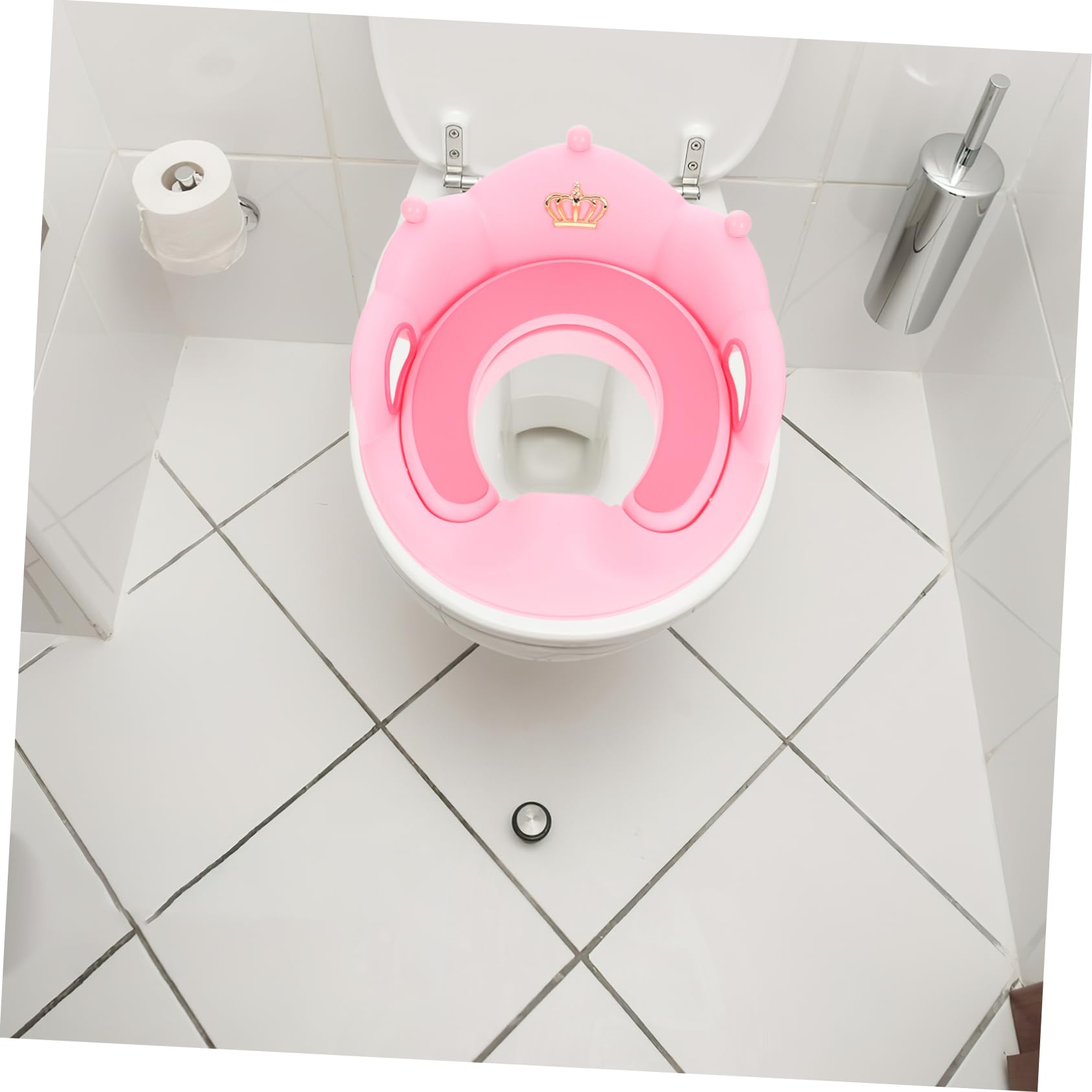 Asiento de Entrenamiento para Inodoro Reductor Wc con Cojín Desmontable para Niñas y Pequeños Accesorio para Inodoro de Bacinica para Bebes