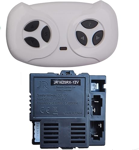 JR1625RX 12V Kids Powered Ride on car 2.4G Bluetooth Remote Control and Receiver Kit Controller Control Box Accessories for Children Electric Ride