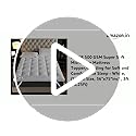 Image of ACHIR 500 GSM Super Soft Microfiber Mattress Topper /Padding for Soft and Comfortable Sleep - White, (Single Size, 36 inchx75 inchinch, 3ft x 6.25ft)