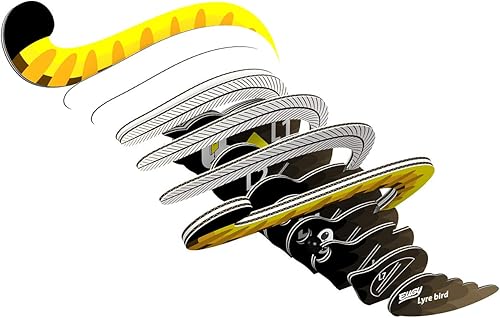 Miniatura 4 de Eugy Lyre Bird - Rompecabezas 3D de 15 piezas ecológico para niños, niñas y niños a partir de 6 años