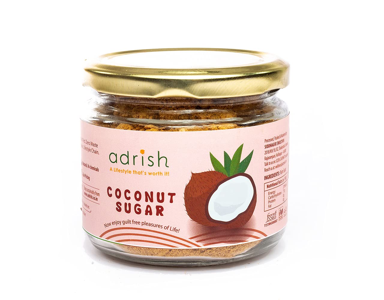 Adrish Zerowaste Organic Coconut Sugar 200 gm (B09N95WFMH) Amazon Price History, Amazon Price Tracker