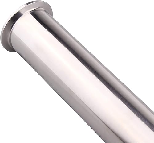 Miniatura 3 de DERNORD Tubo de carrete sanitario con extremos de abrazadera, tubo redondo sin costuras de acero inoxidable 304 con brida de virola de 2 pulgadas