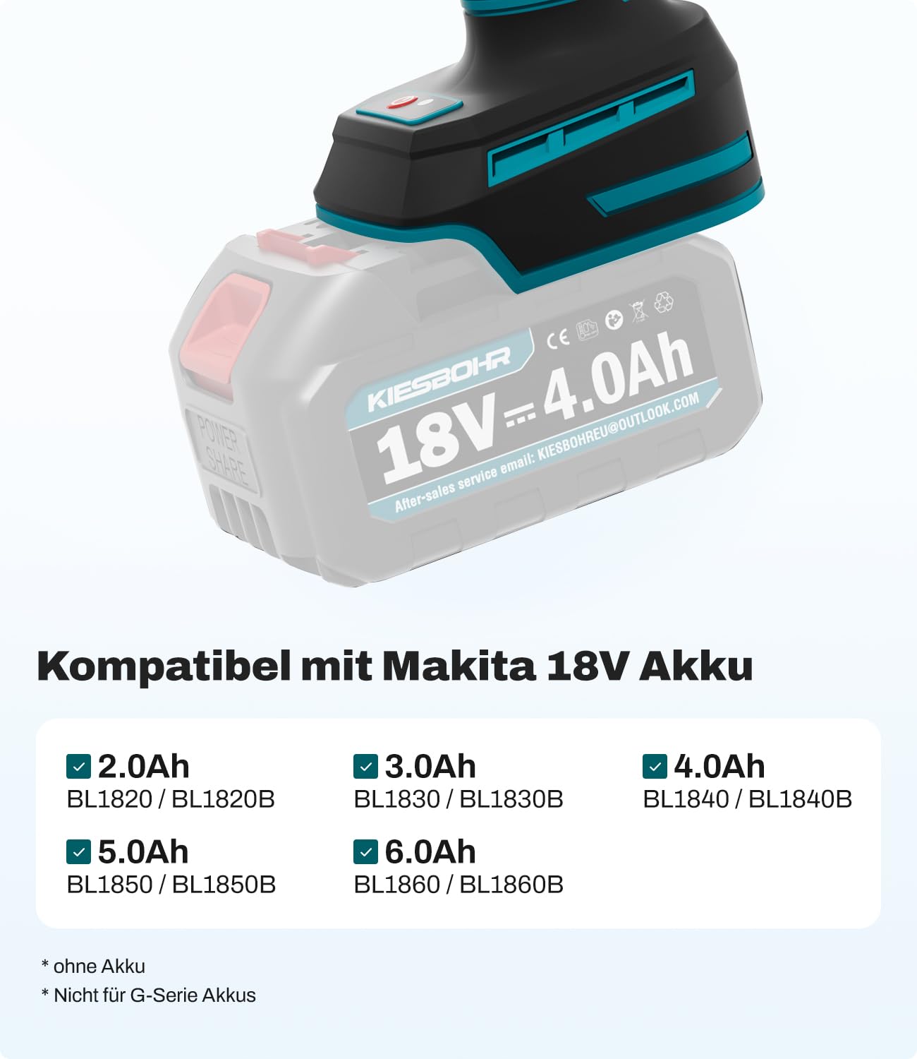 CSS02 Akku Astschere Kompatibel mit Makita 18V Akku, 25mm Elektrische Gartenschere Bürstenloser mit Sicherheitsschalter Softgrip, Elektrisch Baumschere Akkuschere (ohne Akku und Ladegerät)