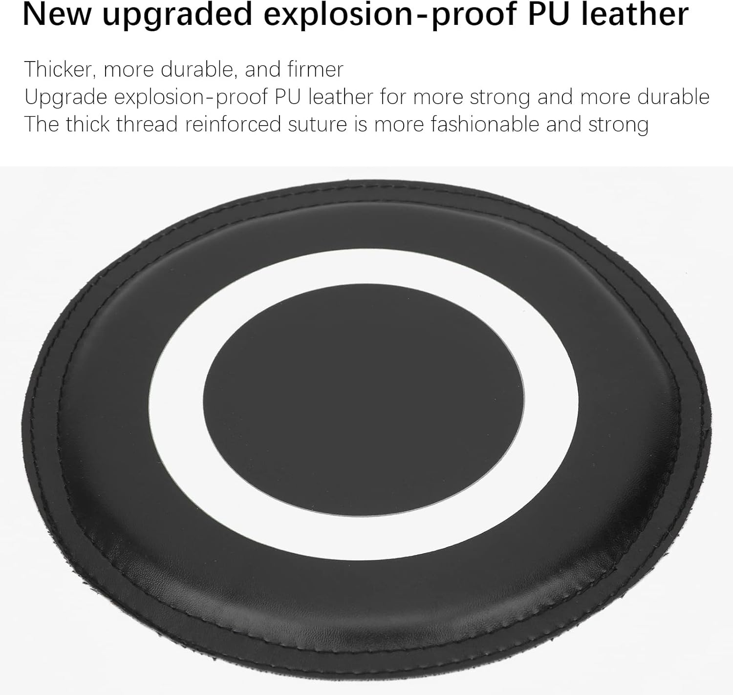 PU Leather Wall Punch Boxing Bag, Center Target for Sanda Taekowndo Training, High Density PE Sponge, Sturdy and Shock Absorbent, 39x39x10 cm