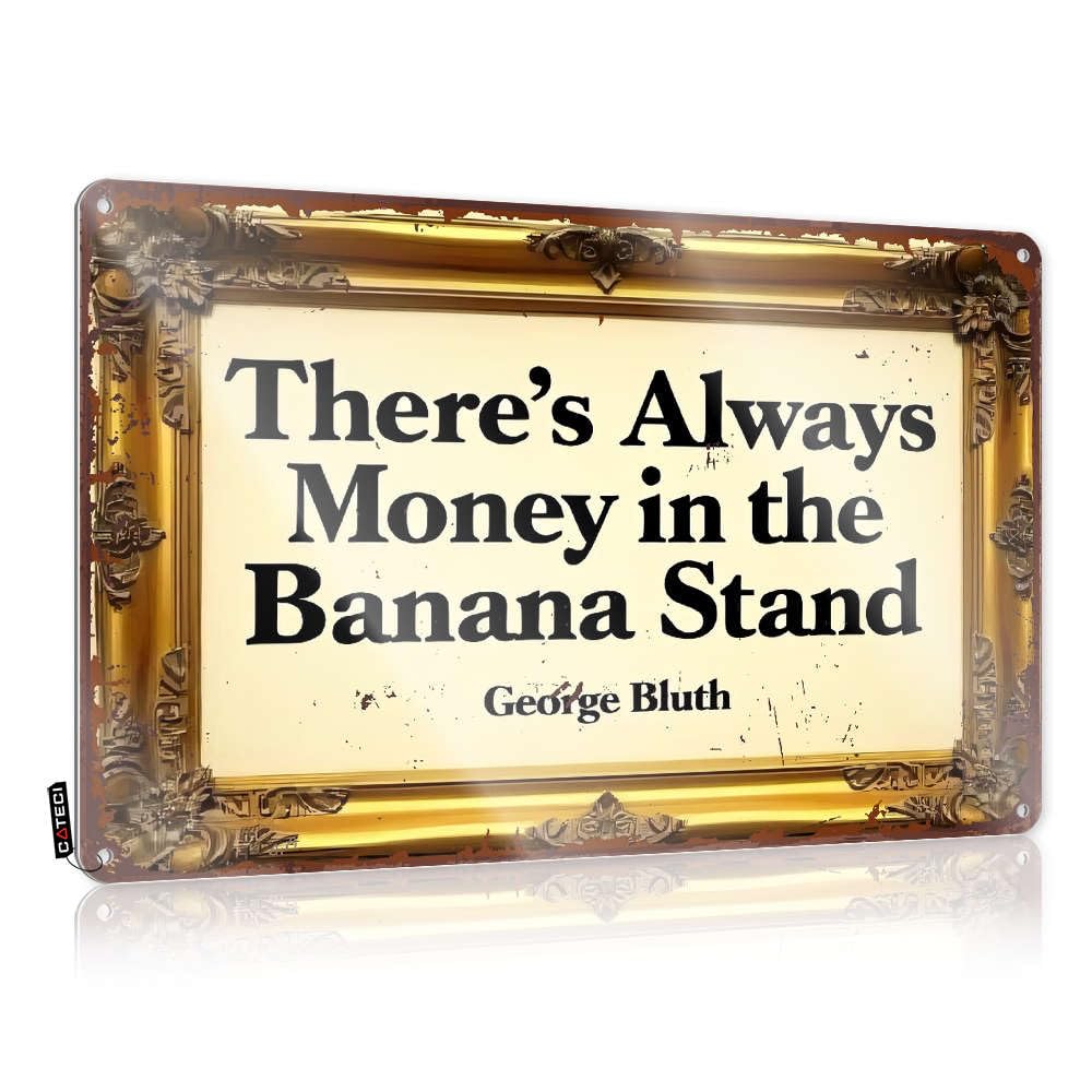 Painting Farmhouse Vintage Wall Decor - There's Always Money In The Banana Stand. Rustic Wall Art Custom Easy Hang For Road(30X40CM)