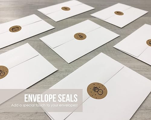 Miniatura 2 de Tarjetas de Navidad Minimalistas Españolas - Feliz Navidad - 24 Tarjetas de Felicitación con Sobres - Tarjetas de Navidad Minimalistas en English