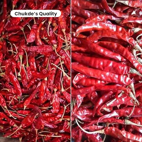 Image of Chukde - Lal Mirch Powder (17.63 OZ) - Red Chilli Powder for Authentic Flavor - Essential Spice for Every Kitchen - Ideal for Curries & Marinades - 500 Gm