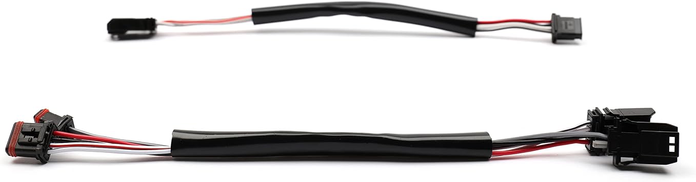 MoKitDora Handlebar Extended Wire Harness CAN-Bus Switch Wiring for Harley Softail Touring Dyna Sportster Models 10 Inch