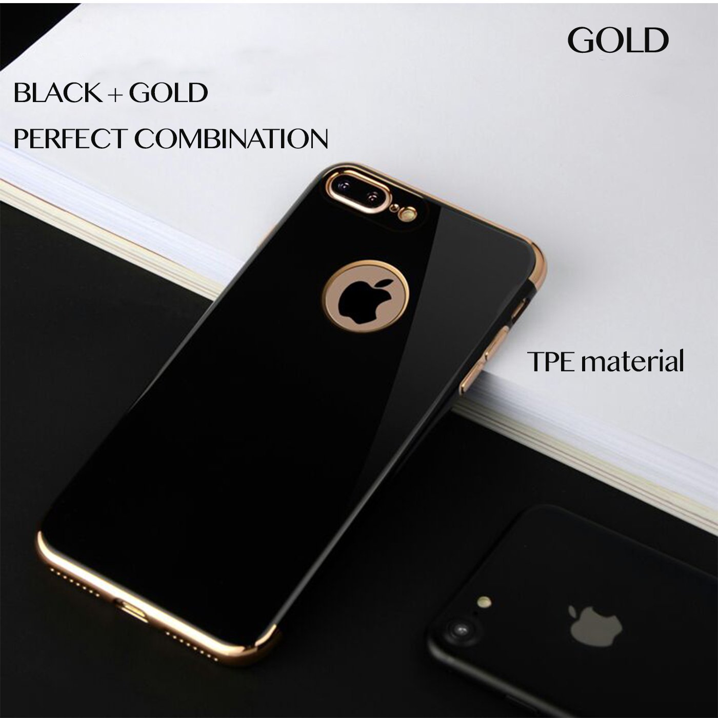 jabox Z Black Flexible Premium Back Cover for Apple iPhone 7plus
