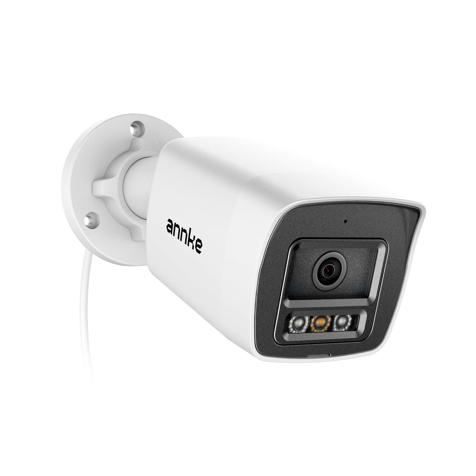 ANNKE 4K PoE Überwachungskamera Aussen mit Personen-/Fahrzeugerkennung | 8MP IP Kamera mit Audio und microSD Kartensteckplatz, EXIR 2.0 Farbnachtsicht, IP67 Wasserfest