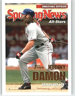 2005 Topps Update #151 Johnny Damon AS - Boston Red Sox (Sporting News ALL-Stars) (Baseball Cards)