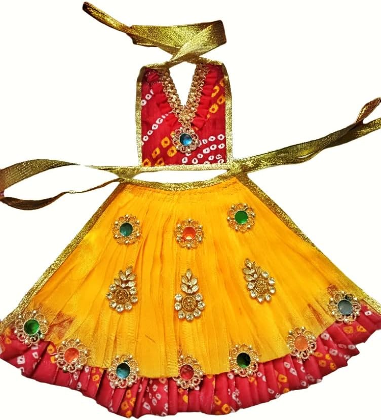 Navratri Special MATA Rani Dress poshak Idol | Navratri Special MATA Poshak (9 Inch Height 15 Inch Gher)