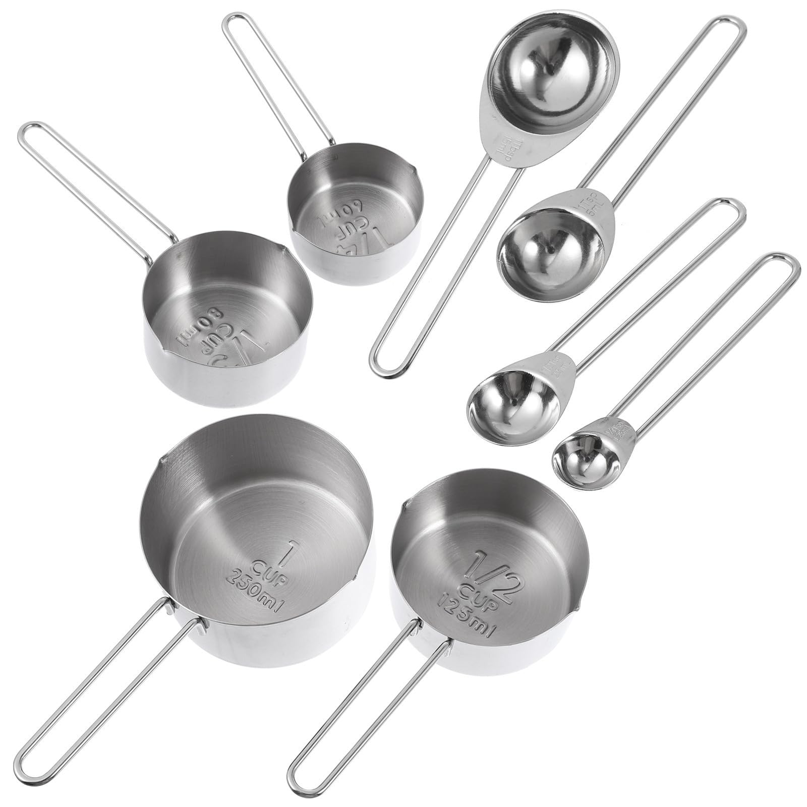 Juego de cucharas medidoras Luxshiny para recetas del hogar