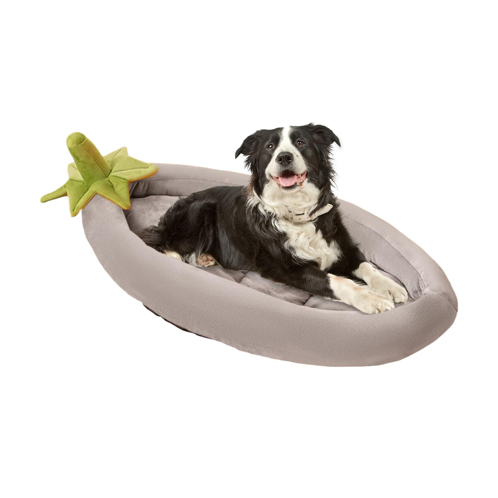 Lit pour chat aubergine chaud au design élégant et lavable