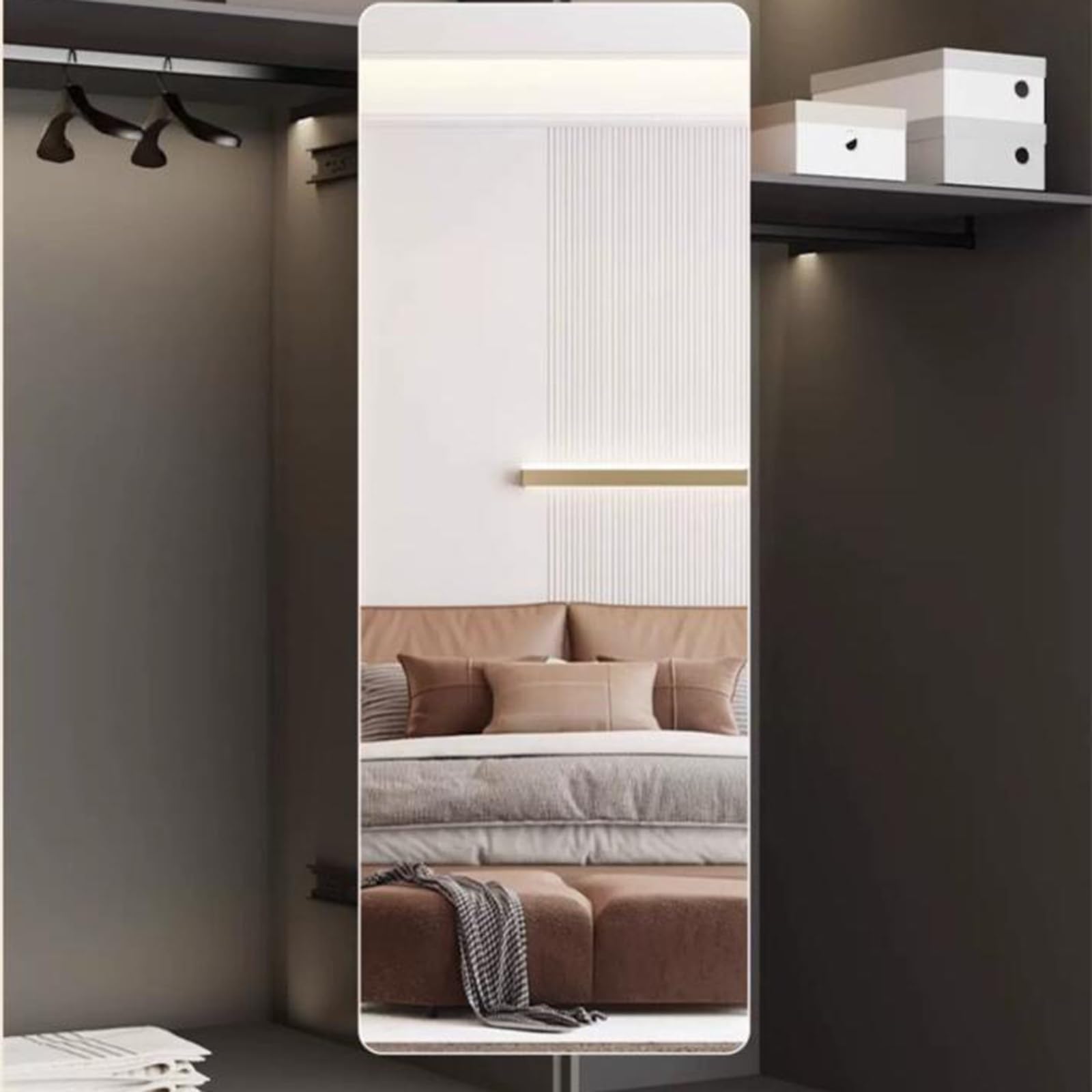Amazon.com: SBCC Espejo de armario interior, espejo de vestidor ...